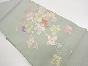 金彩葡萄模様織出し名古屋帯